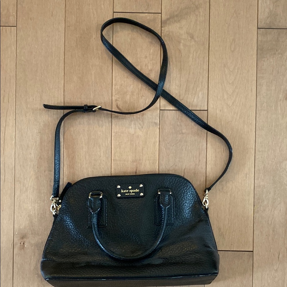 Kate Spade Black Leather Handbag